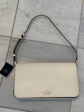 Kate Spade Meringue Leather Shoulder Bag